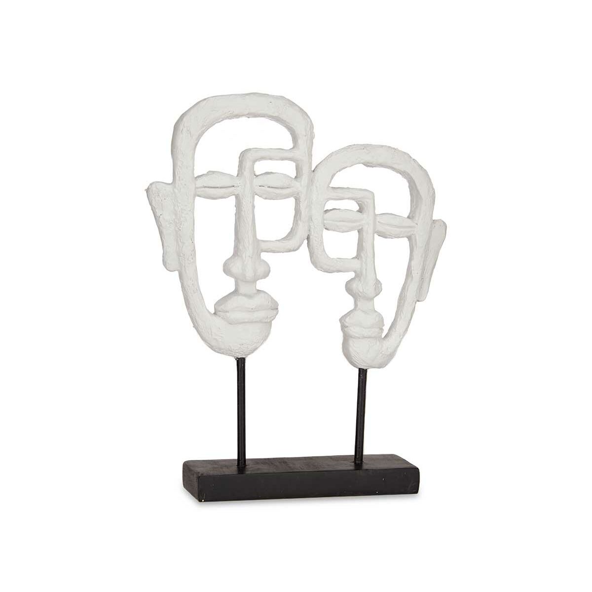 Statua Decorativa Viso Bianco 27 x 32,5 x 10,5 cm (4 Unità)