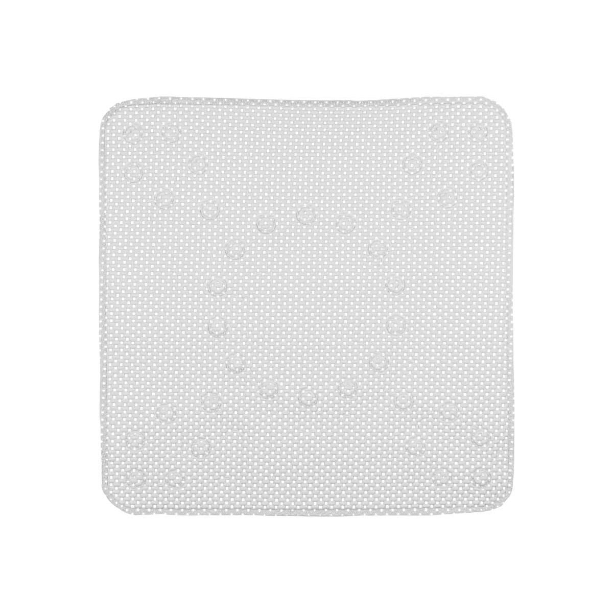 Tappetino Antiscivolo da Doccia Grigio PVC 53 x 52,5 x 1 cm (6 Unità)