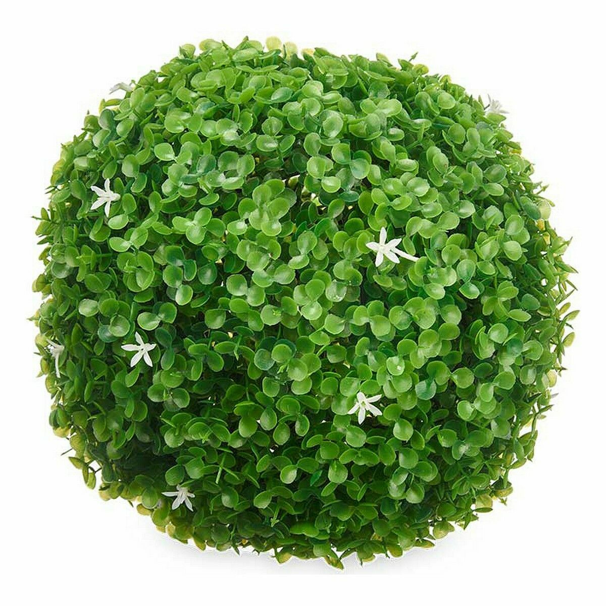 Pianta Decorativa Fogli Fiori Sfera Plastica 27 x 27 x 27 cm (6 Unità)