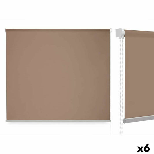 Store a rullo 120 x 180 cm Beige Stoffa Plastica (6 Unità)