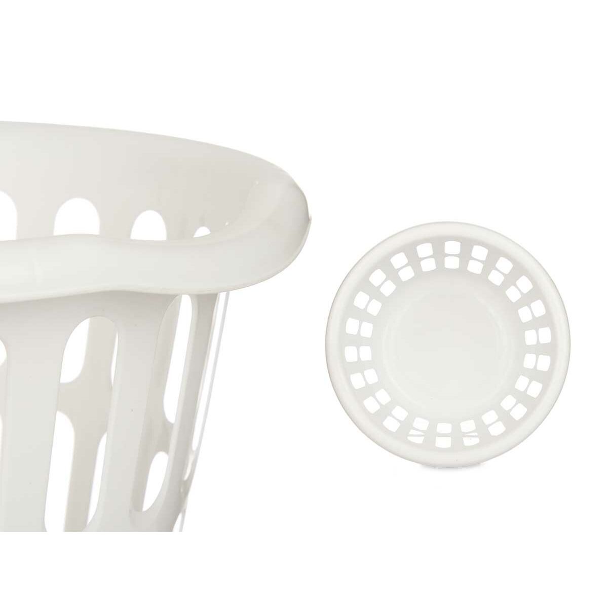 Cesto Bianco polipropilene 27 L 40 x 25 x 40 cm (18 Unità)
