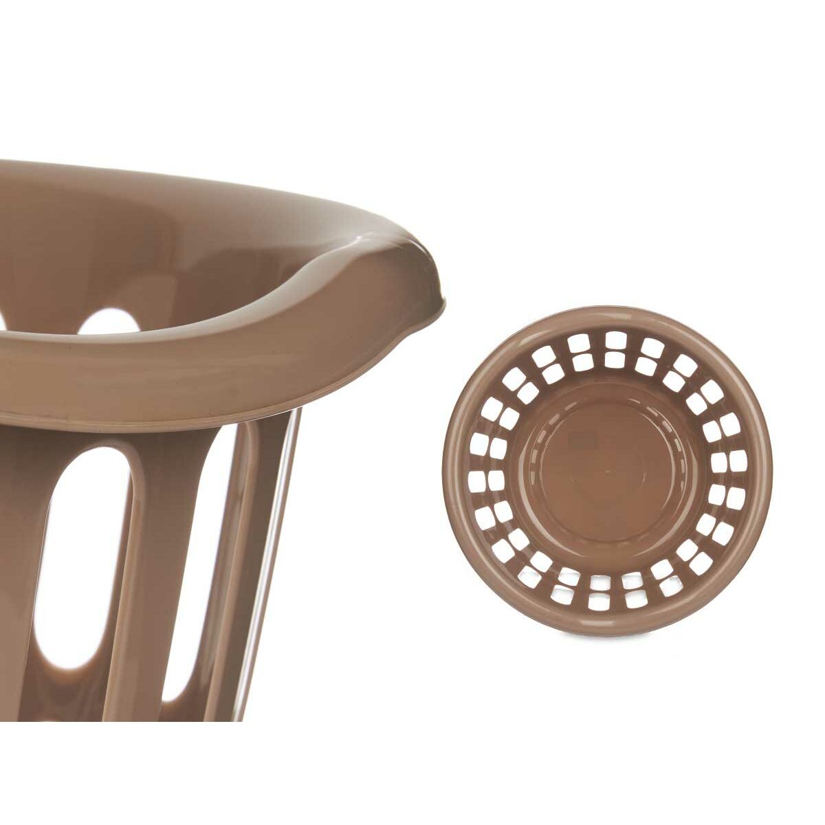 Cesto Taupé polipropilene 27 L 40 x 25 x 40 cm (18 Unità)