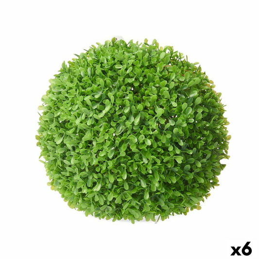 Pianta Decorativa Fogli Sfera Plastica 27 x 27 x 27 cm (6 Unità)