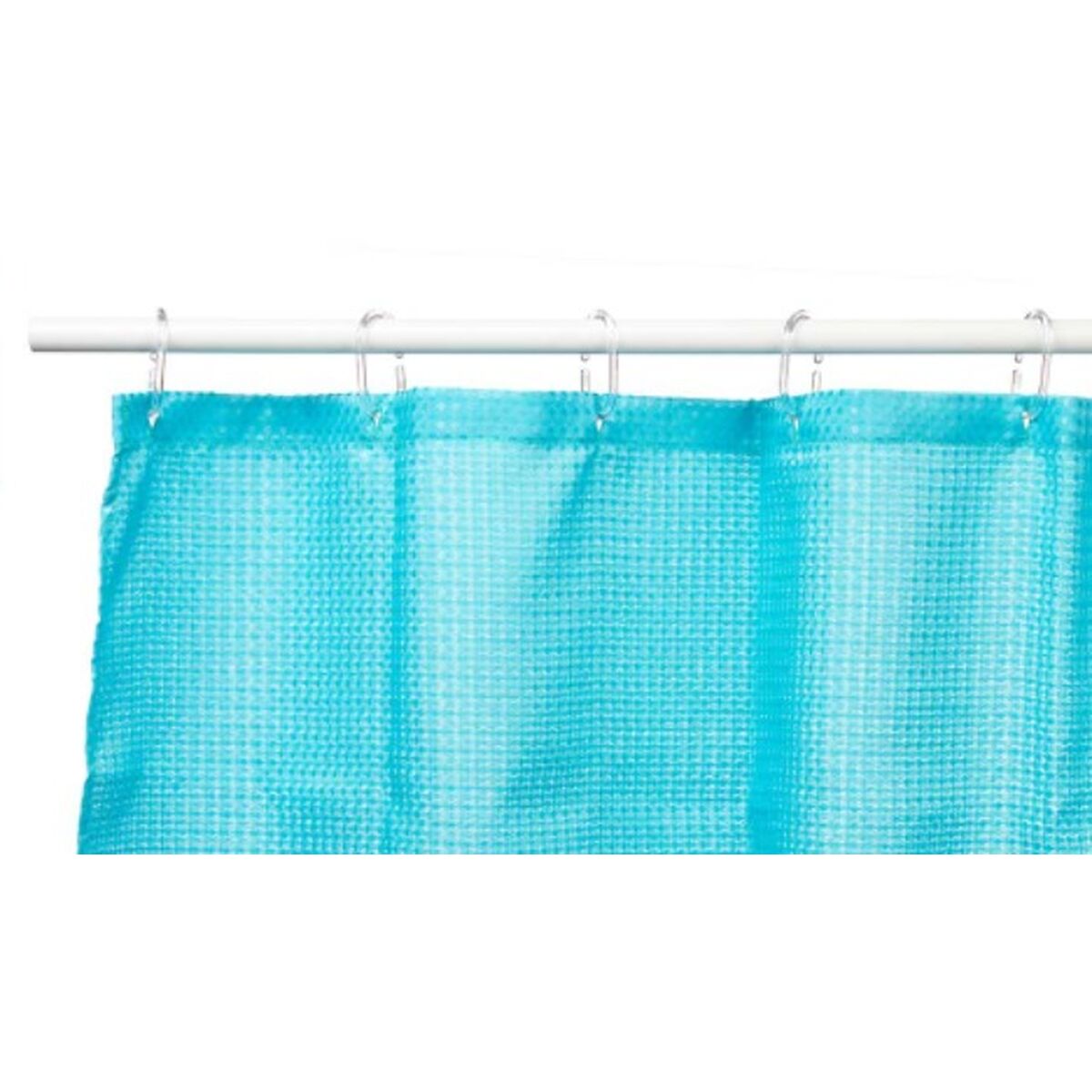 Tenda da Doccia Punti Azzurro Poliestere 180 x 180 cm (12 Unità)