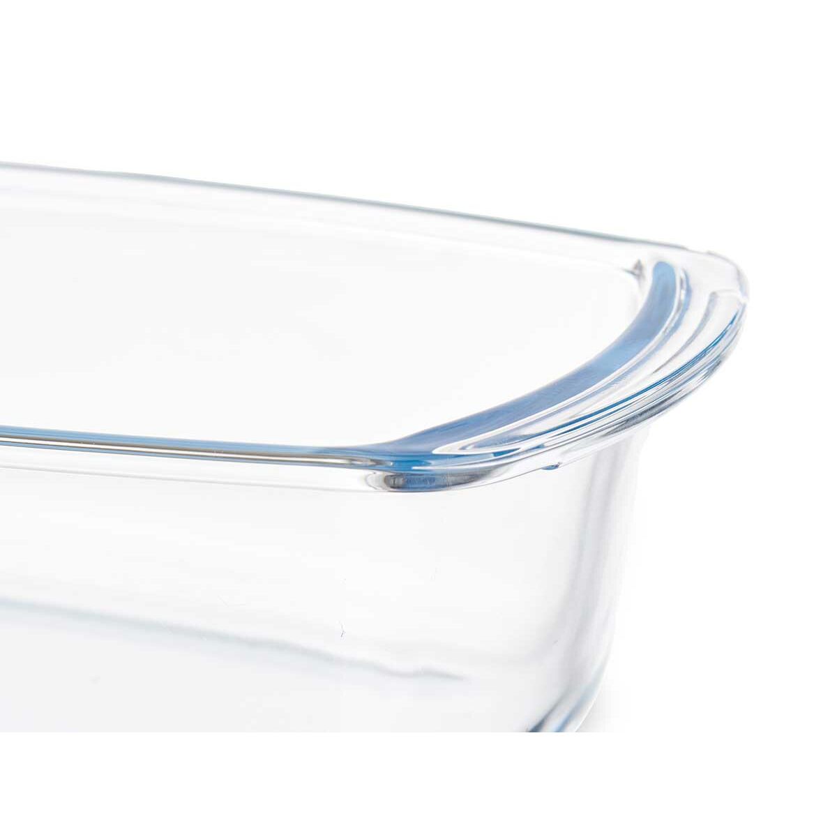 Teglia da Cucina Con manici Trasparente Vetro Borosilicato 1,6 L 27 x 7,2 x 14 cm (12 Unità)