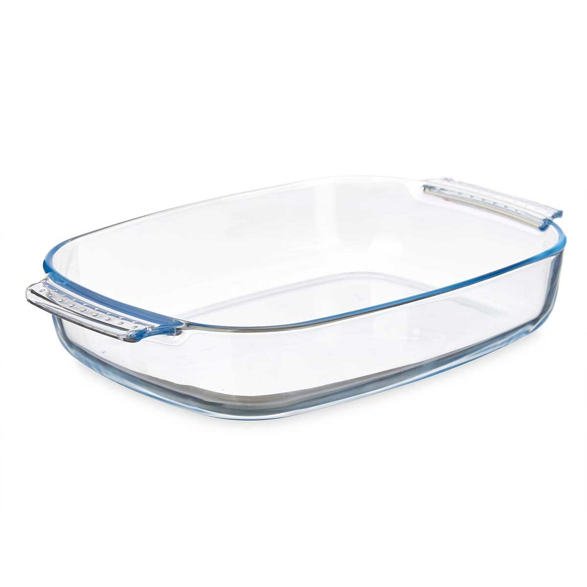 Teglia da Cucina Con manici Trasparente Vetro Borosilicato 2 L 30,2 x 6 x 19,6 cm (12 Unità)