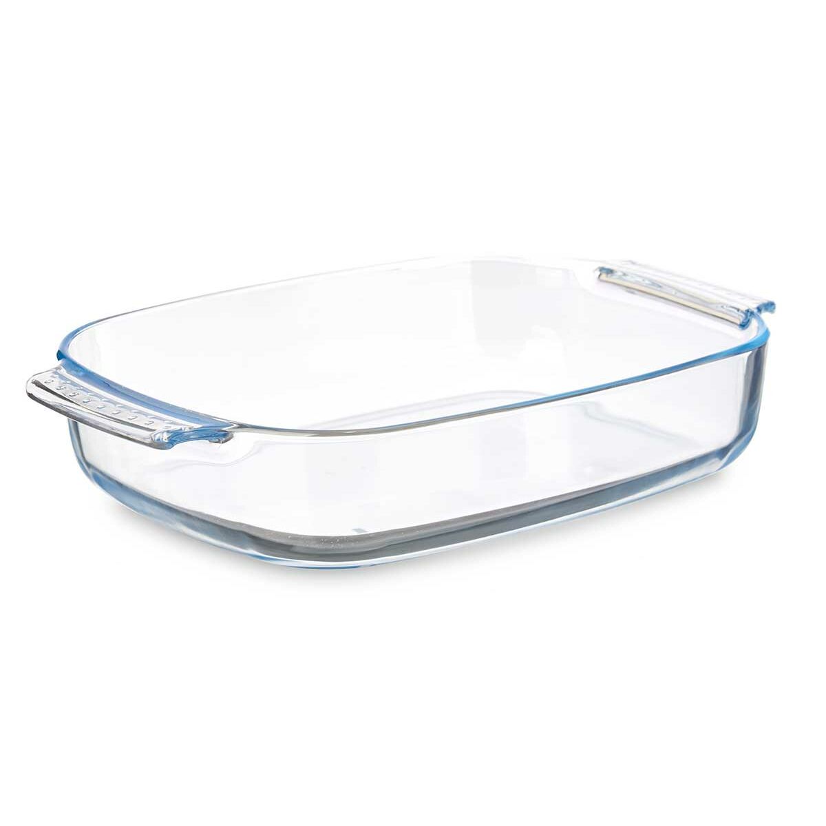 Teglia da Cucina Con manici Trasparente Vetro Borosilicato 3,8 L 38 x 6,5 x 25,4 cm (6 Unità)