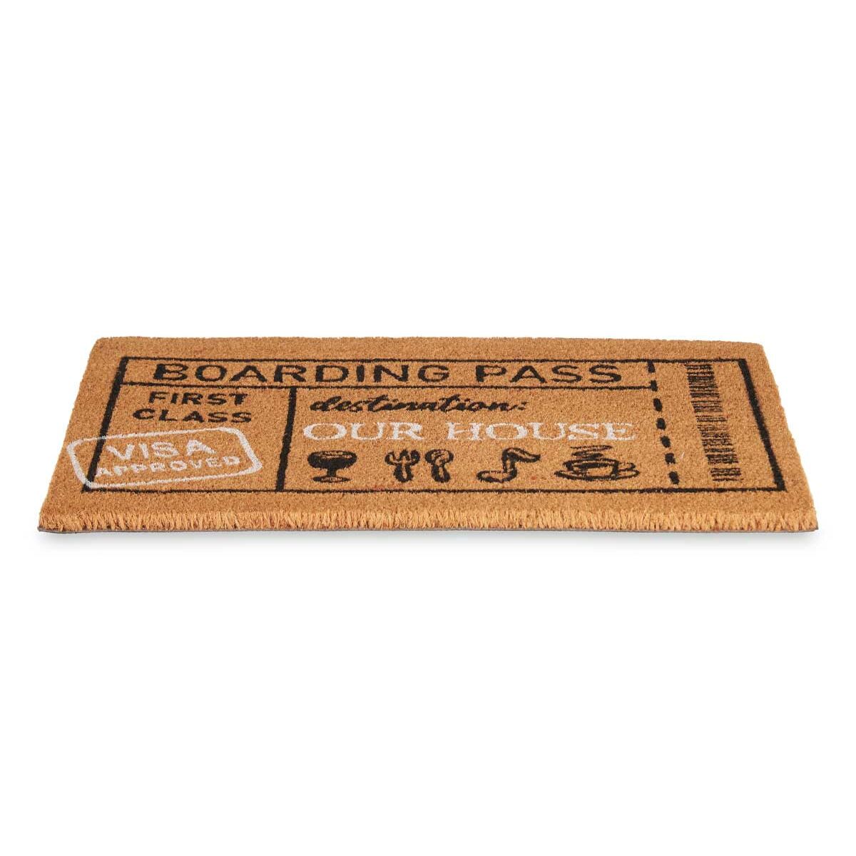 Zerbino Boarding Pass Naturale 60 x 1 x 40 cm (12 Unità)