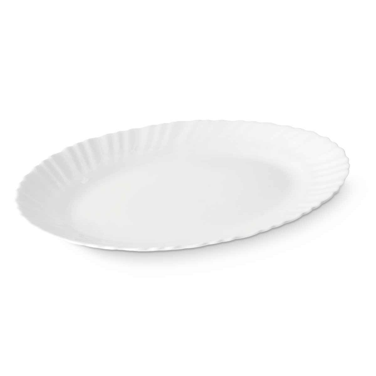 Teglia da Cucina Bianco Vetro 34 x 2,5 x 25 cm (18 Unità)