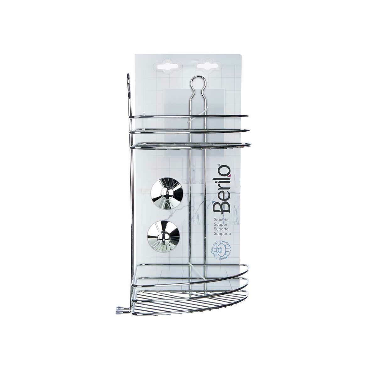 Supporto da Doccia Acciaio ABS 26 x 39 x 19 cm (6 Unità)