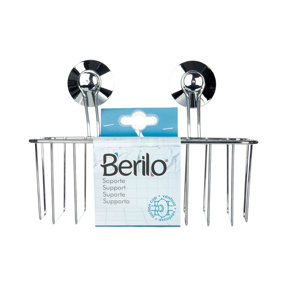 Supporto da Doccia Acciaio ABS 24 x 18 x 10 cm (12 Unità)