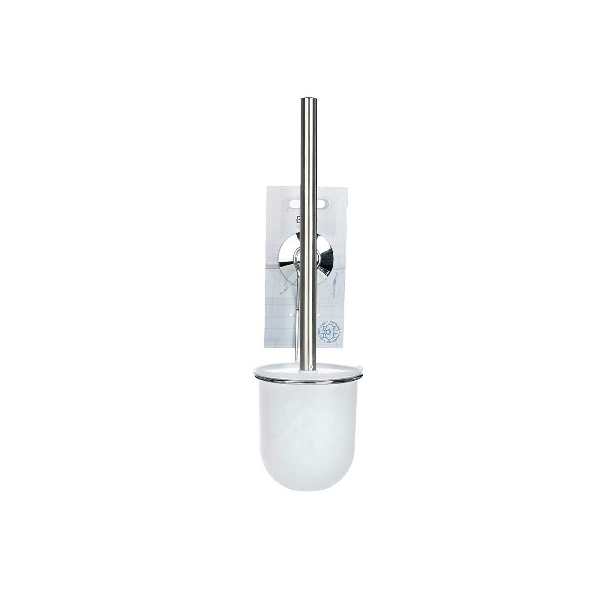 Scopino per il Bagno Bianco Acciaio ABS 10 x 36 x 10 cm (12 Unità)
