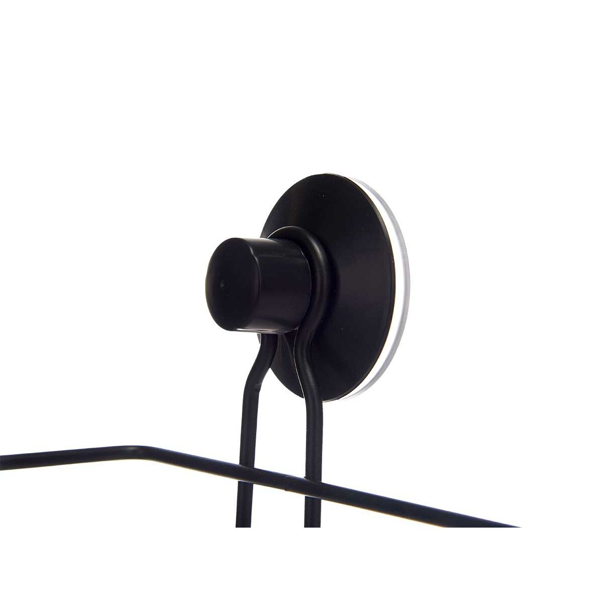 Supporto da Doccia Nero Acciaio ABS 35 x 13 x 13 cm (12 Unità)