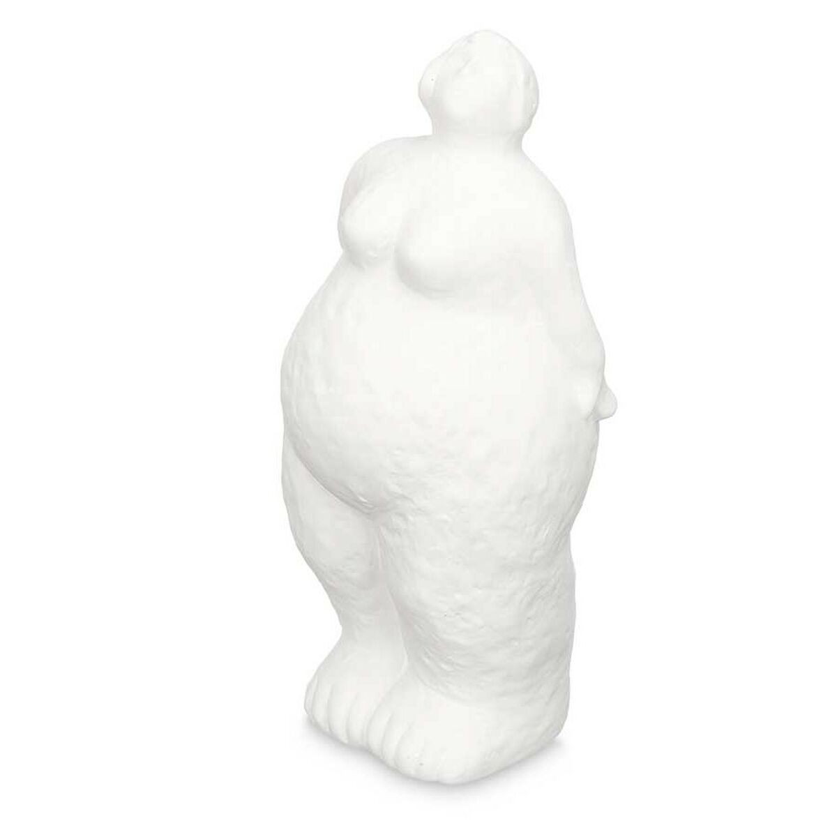 Statua Decorativa Bianco Dolomite 14 x 34 x 12 cm (6 Unità) Donna In piedi