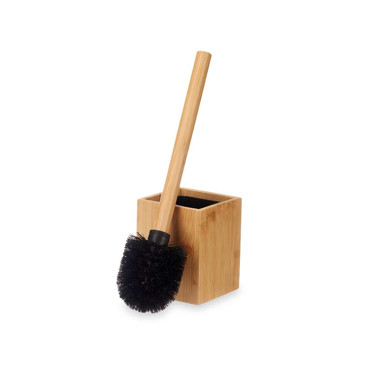 Scopino per il Bagno Bambù Plastica 10 x 36 x 10 cm (12 Unità)