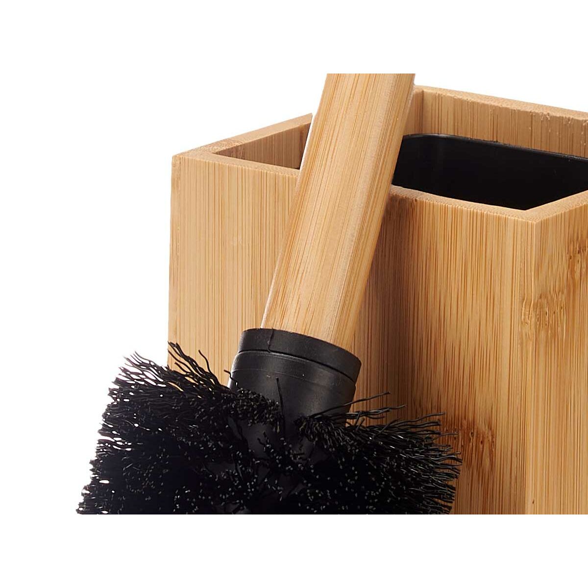 Scopino per il Bagno Bambù Plastica 10 x 36 x 10 cm (12 Unità)