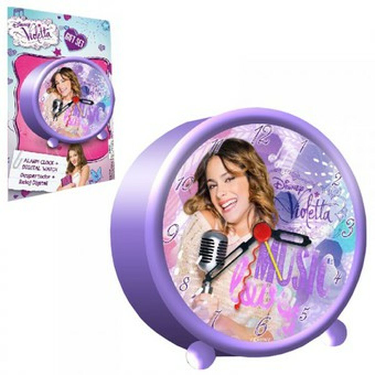 Orologio-Sveglia Violetta Disney - Sveglia Analog