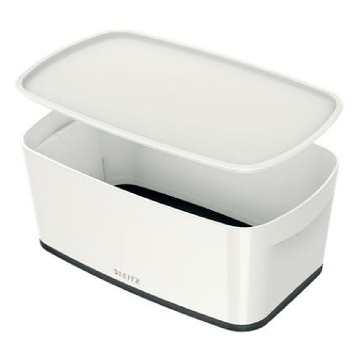 Scatola portaoggetti con coperchio Leitz MyBox WOW Nero Bianco ABS (31,8 x 12,8 x 19,1 cm)