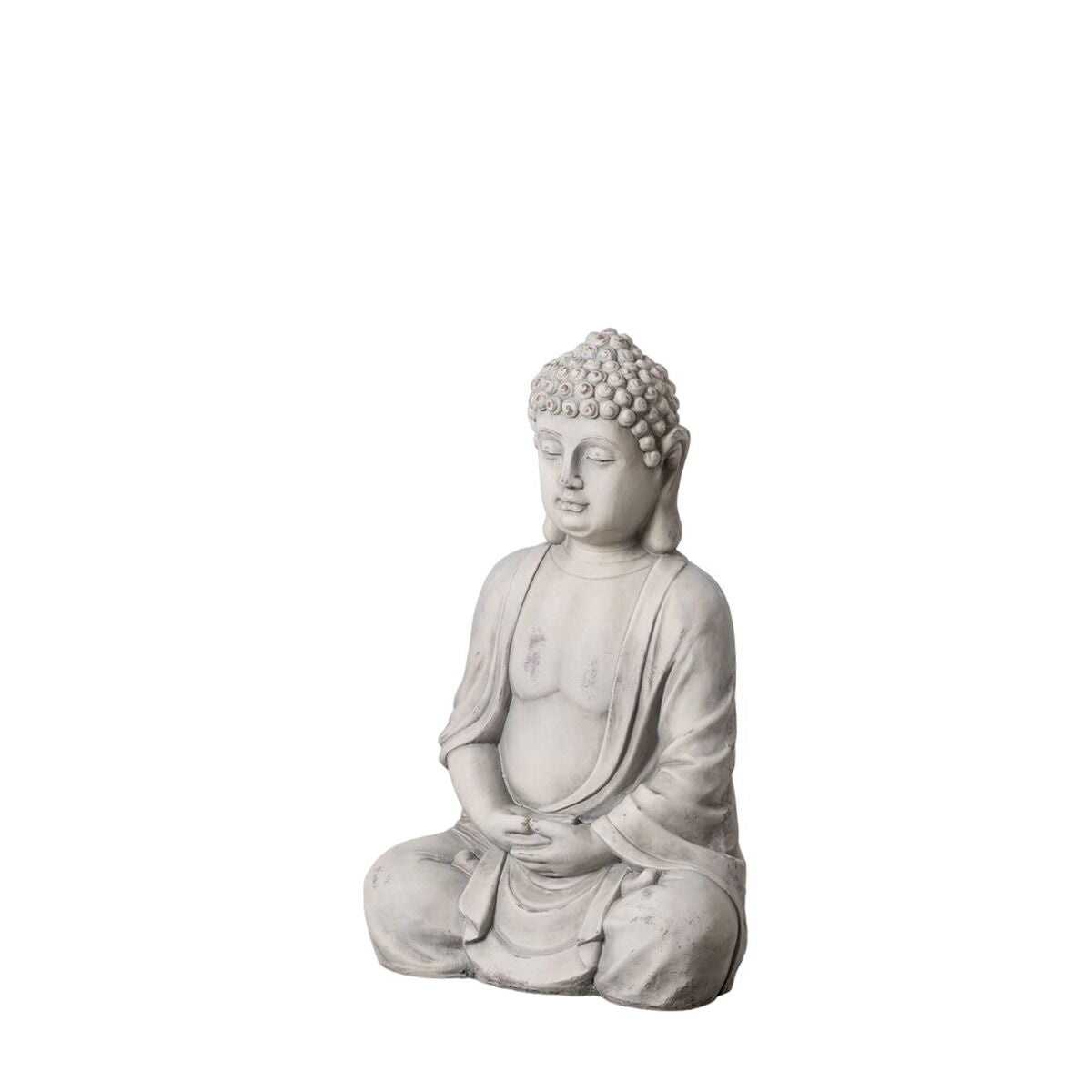 Scultura Buddha Grigio Etnico 44,5 x 28 x 70,5 cm
