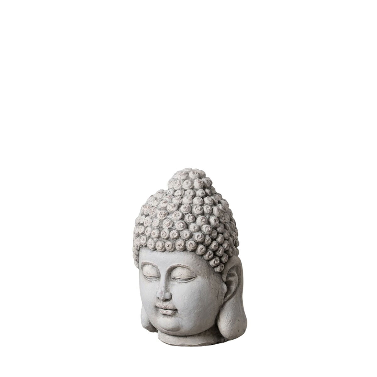 Scultura Buddha Grigio Etnico 26,5 x 26,5 x 41 cm