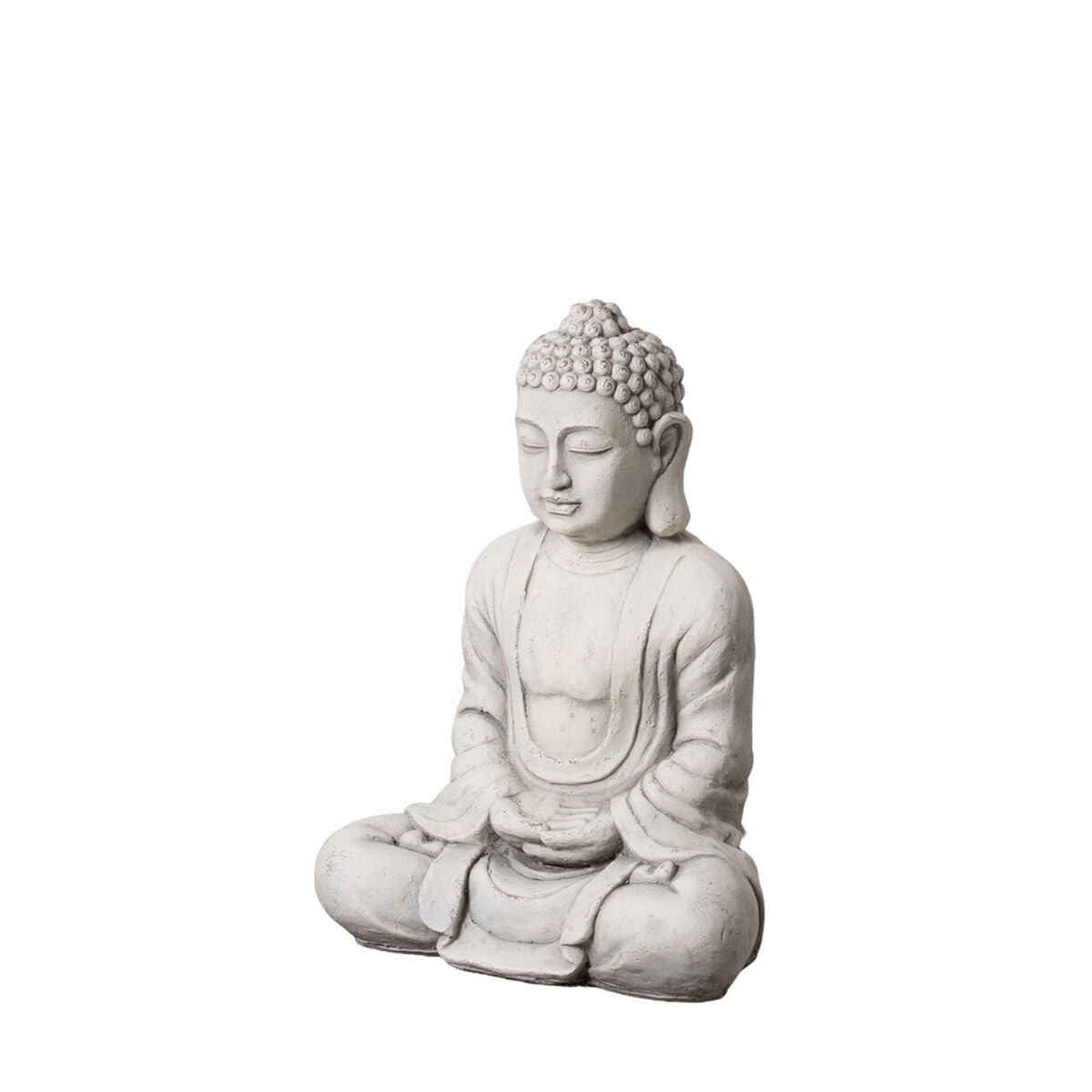 Scultura Buddha Grigio Etnico 44 x 27 x 58 cm