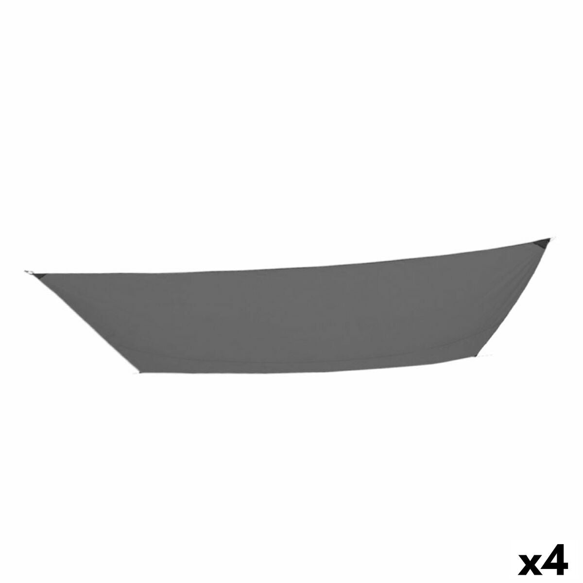 Tenda Aktive Triangolare 300 x 0,5 x 400 cm Grigio Poliestere (4 Unità)