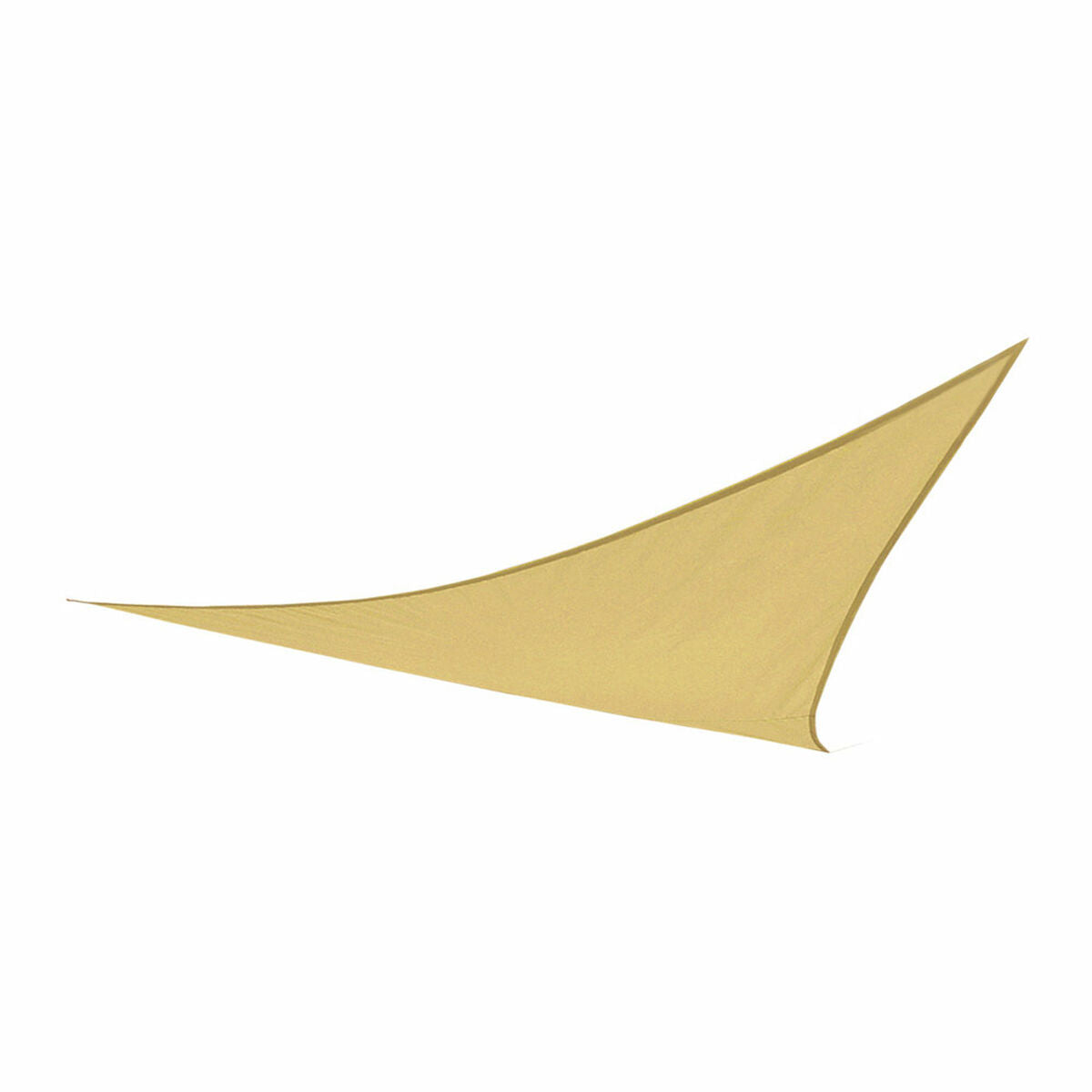 Tenda Aktive Triangolare 360 x 0,5 x 360 cm Poliestere Crema (4 Unità)