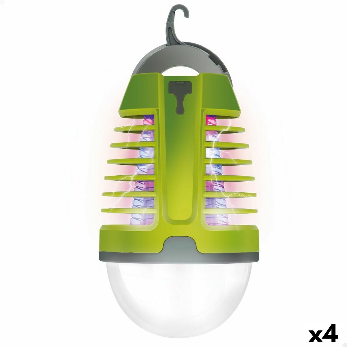 Lampada Antizanzare Aktive 9 x 15 x 9 cm 4 Unità