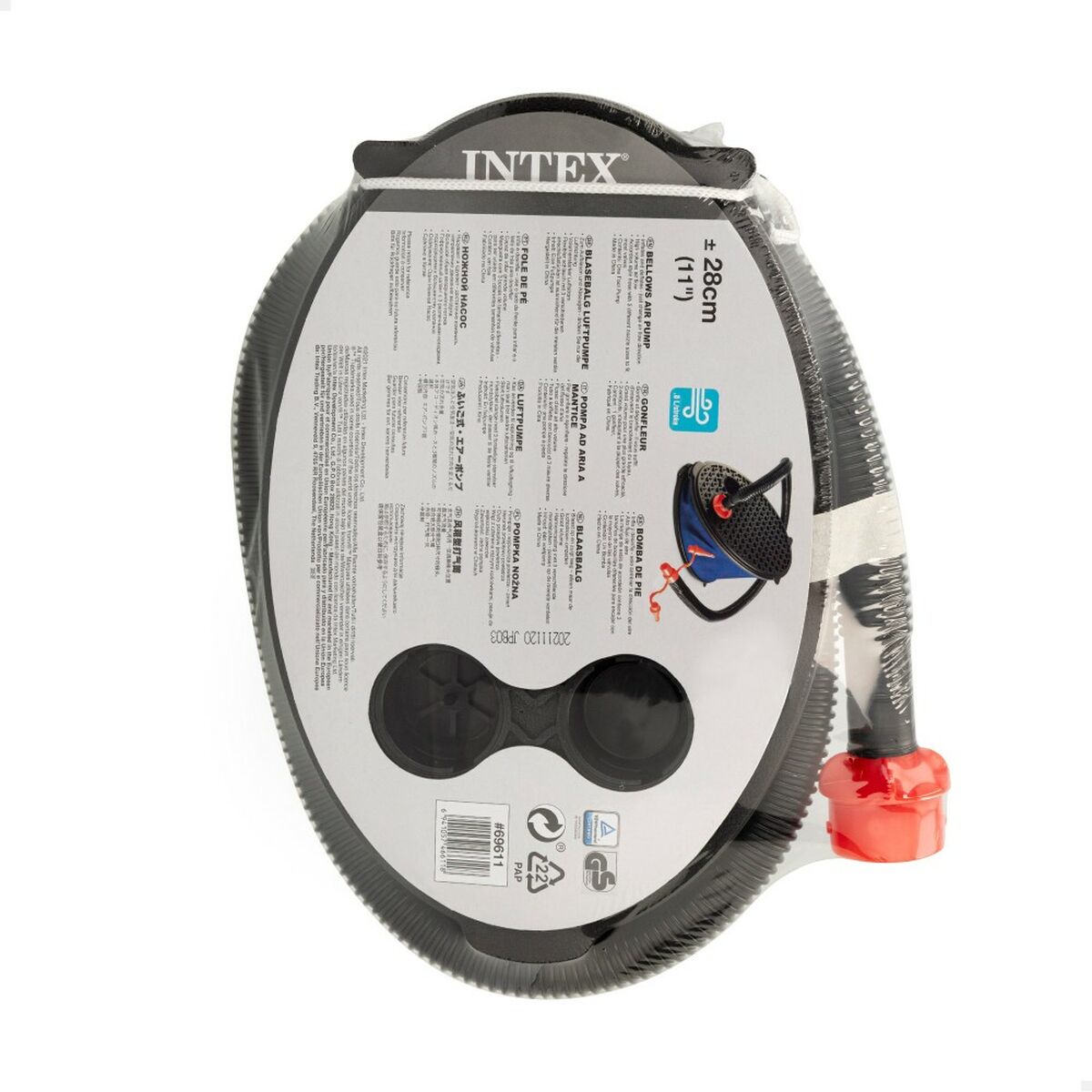 Pompa d'Aria a Pedale Intex (6 Unità)