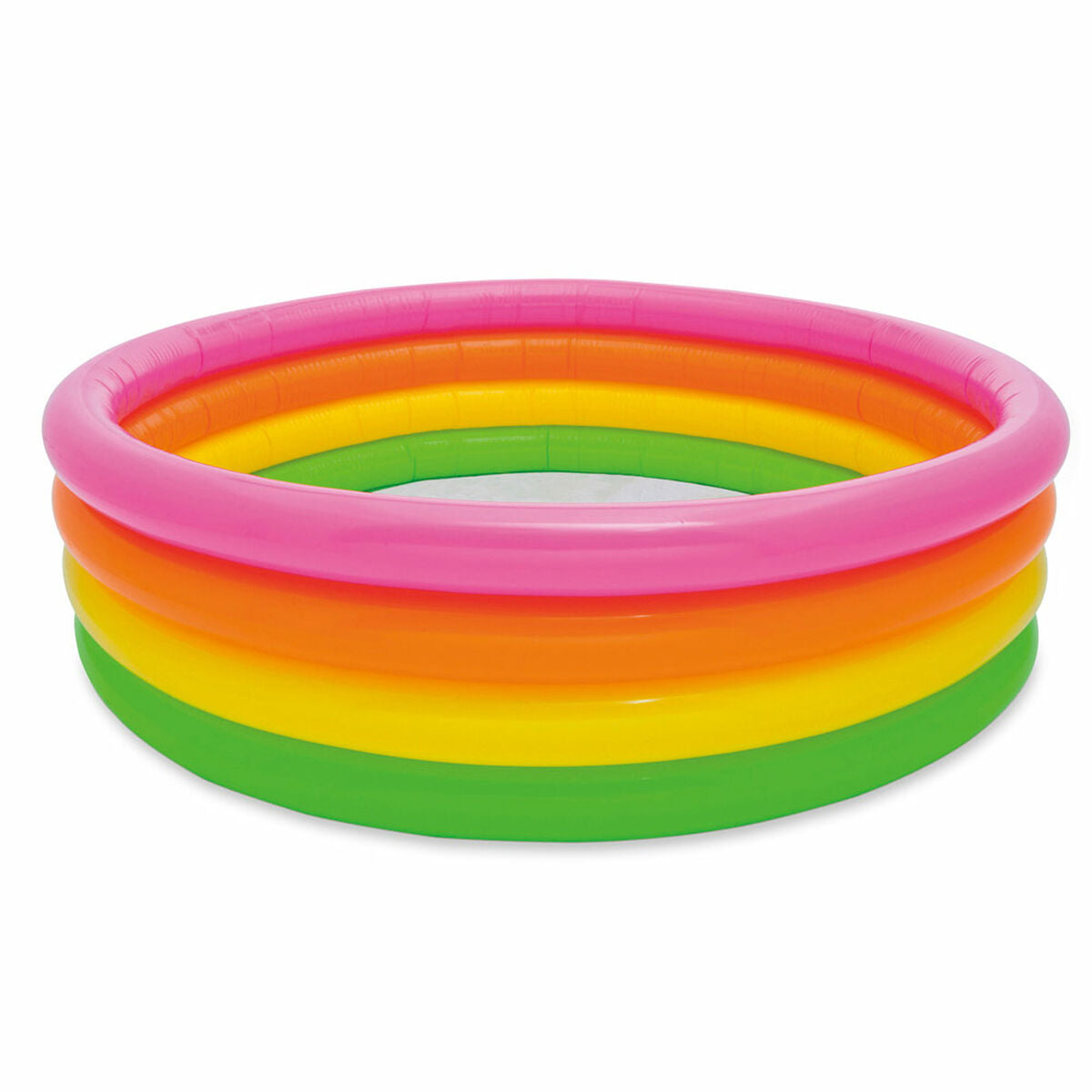 Piscina Gonfiabile per Bambini Intex Sunset Anelli 168 x 46 x 168 cm 780 L (6 Unità)