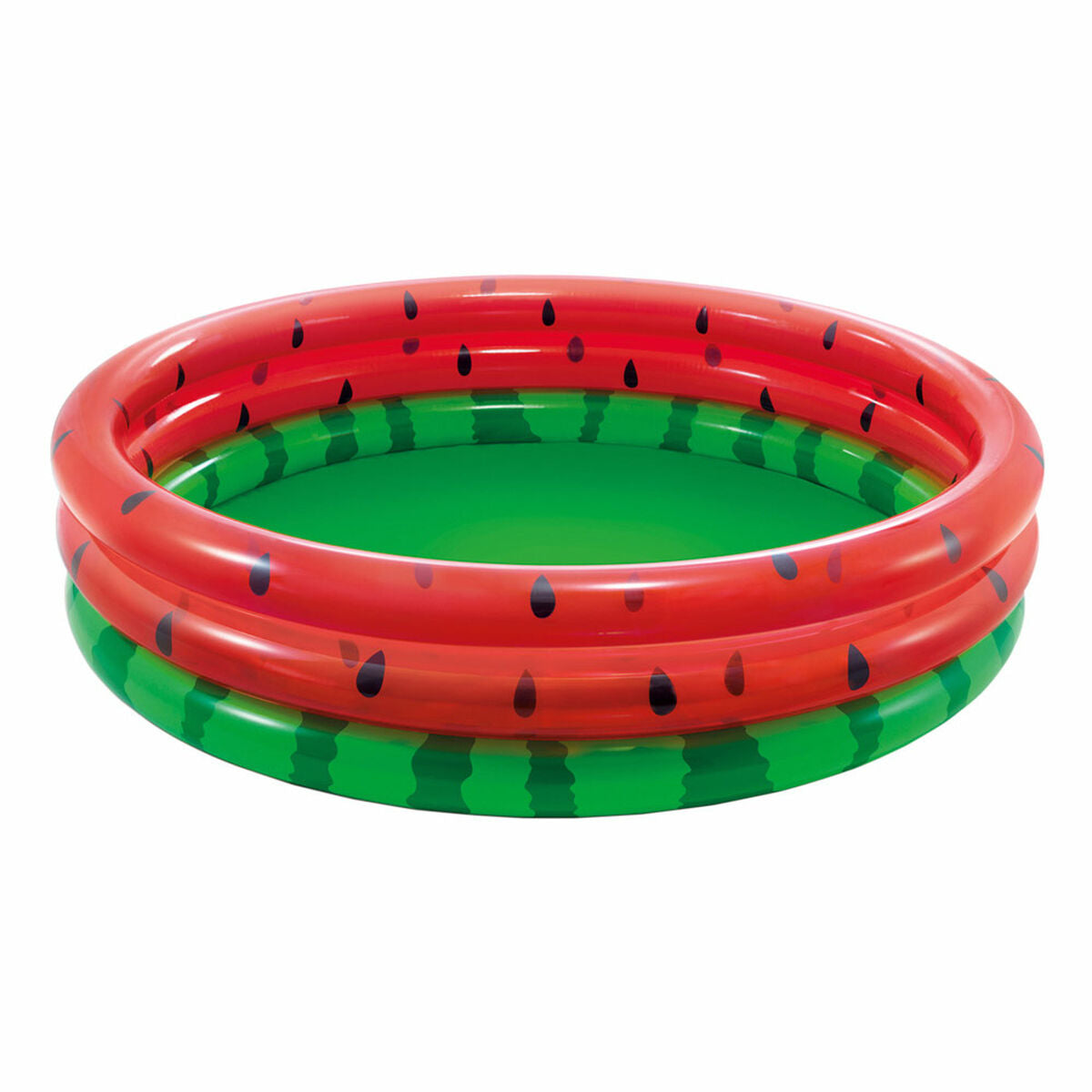 Piscina Gonfiabile per Bambini Intex Anguria Anelli 168 x 38 x 168 cm 581 L (6 Unità)