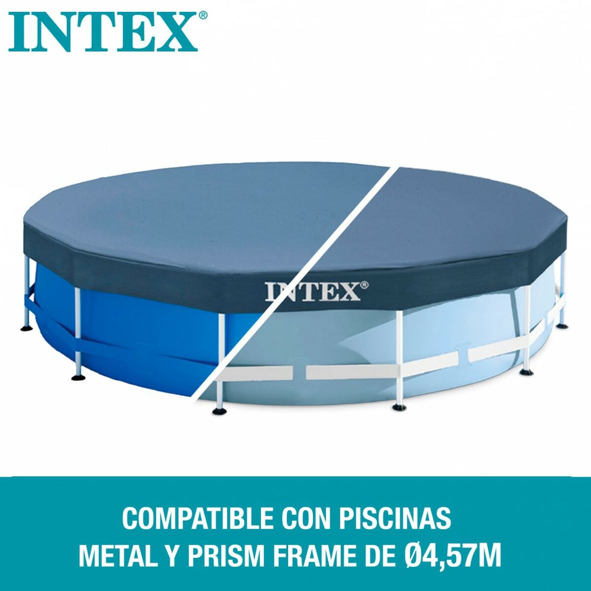 Copertura per piscina Intex 28032 457 x 25 x 457 cm