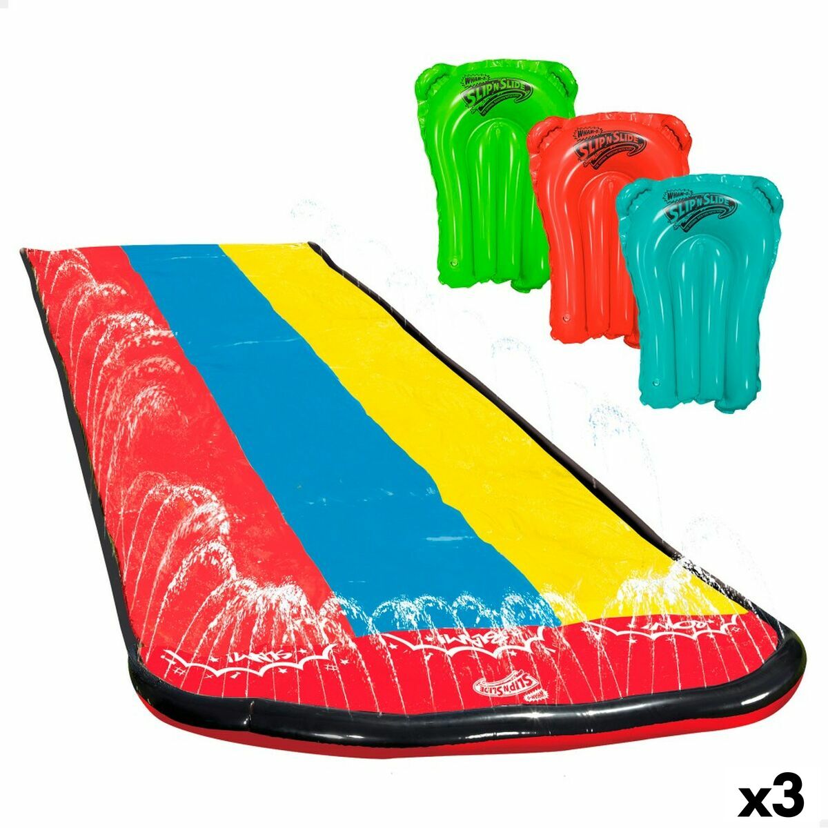 Scivolo ad acqua Multicolore 200 x 12 x 480 cm (3 Unità)