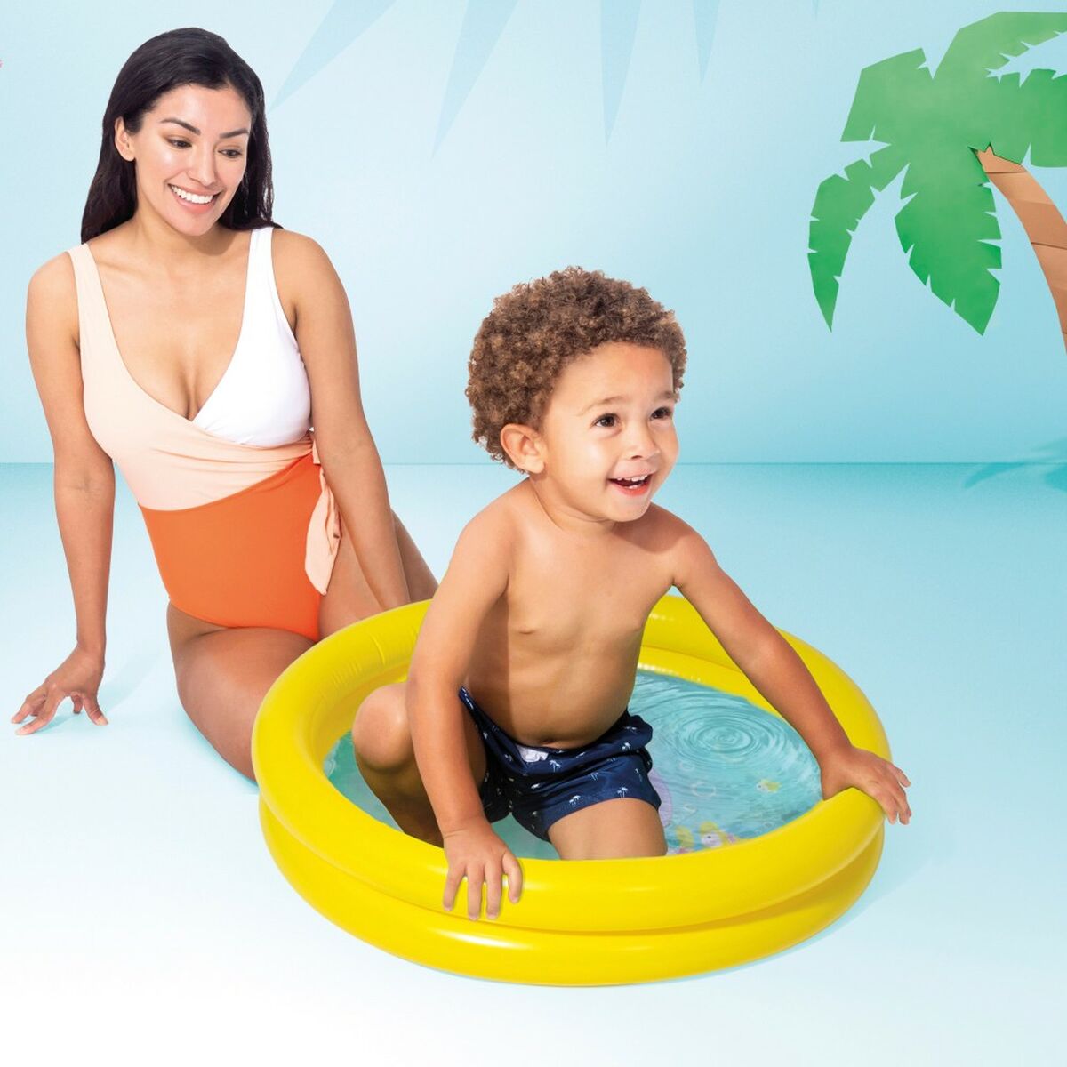 Piscina Gonfiabile per Bambini Intex Viola Polipo 17 L 61 x 15 x 61 cm (36 Unità)