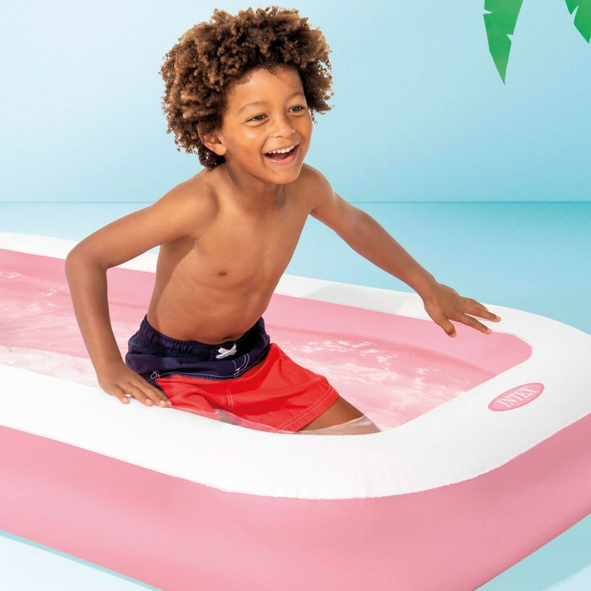 Piscina Gonfiabile per Bambini Intex Bianco Rosa 90 L 167 x 26 x 101 cm (6 Unità)
