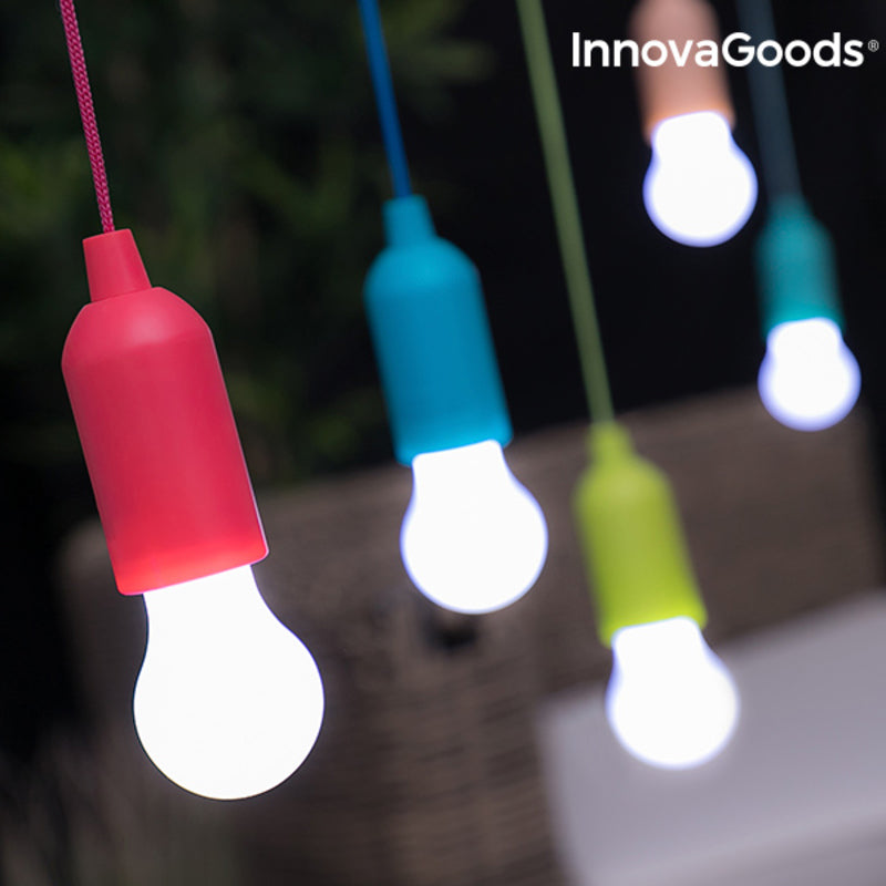 Lampadina LED Portatile con Corda InnovaGoods
