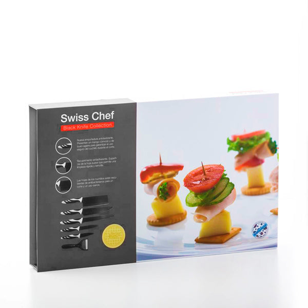Coltello da tavola Bravissima Kitchen Cuchillos Swiss Chef 6 Piezas Acciaio inossidabile